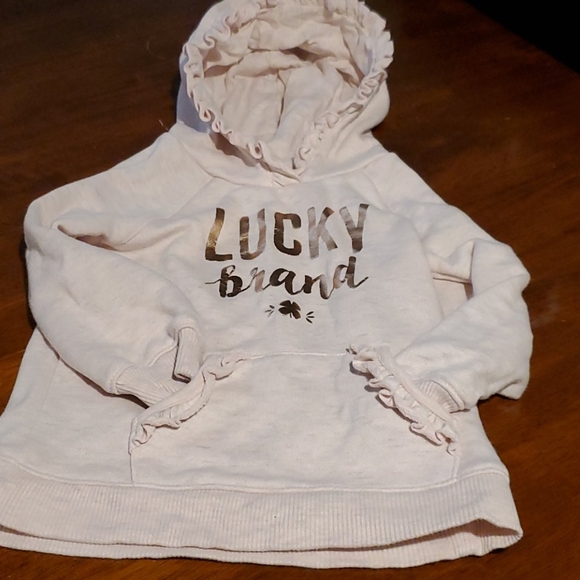 Lucky Brand Sweatsuit 24 Months Toddler Girls Pink - Picture 4 of 10